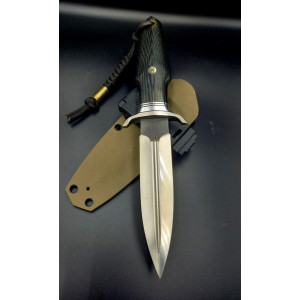 КОМБАТ ексклюзивний ніж ручної роботи ПАВЛА ГОНЧАРЕНКА, замовити купити в Україні (Сталь - N690™  61 HRC). Photo 3